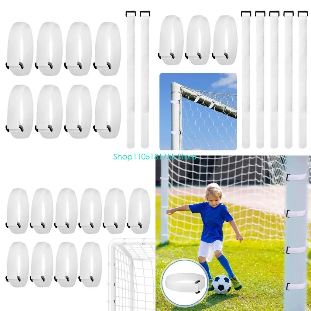 

K0EF 10Pcs Football Net Fixing Strap Goal Net Strap Soccer Training Equipment Net Tape Soccer Goal Net Fastener Cable Ties