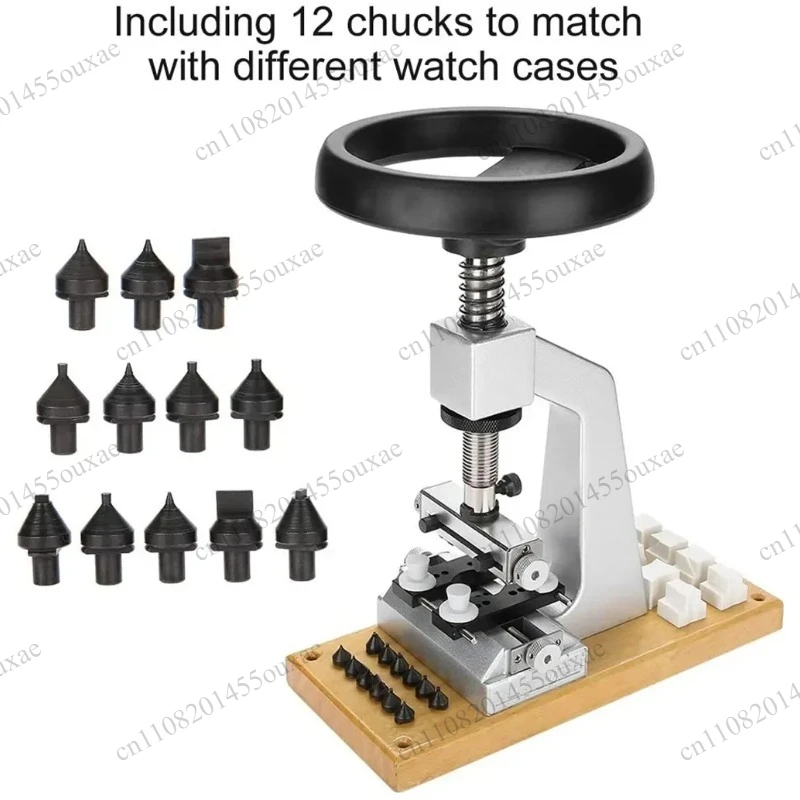 5700 Bench Watch Case Opener Screw Type Watch Back Remover With Metal Base For Watch Repair