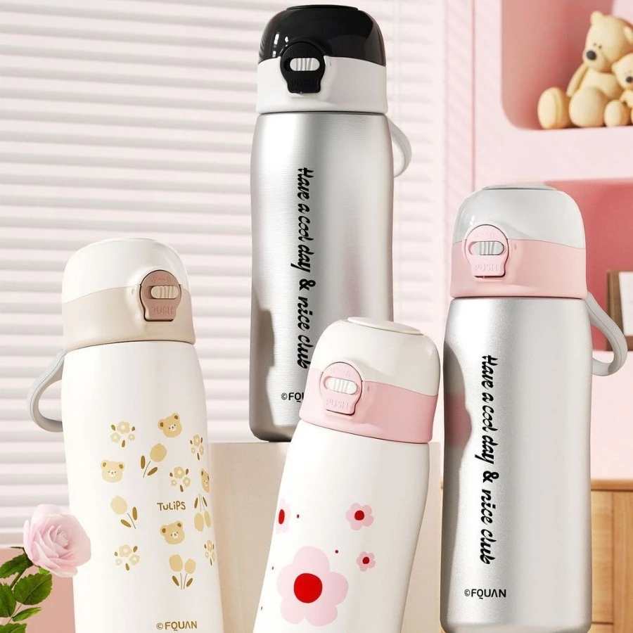 

Высококачественная модная изолированная портативная соломенная чашка из нержавеющей стали для студентов мужского и женского пола, простая чашка для воды