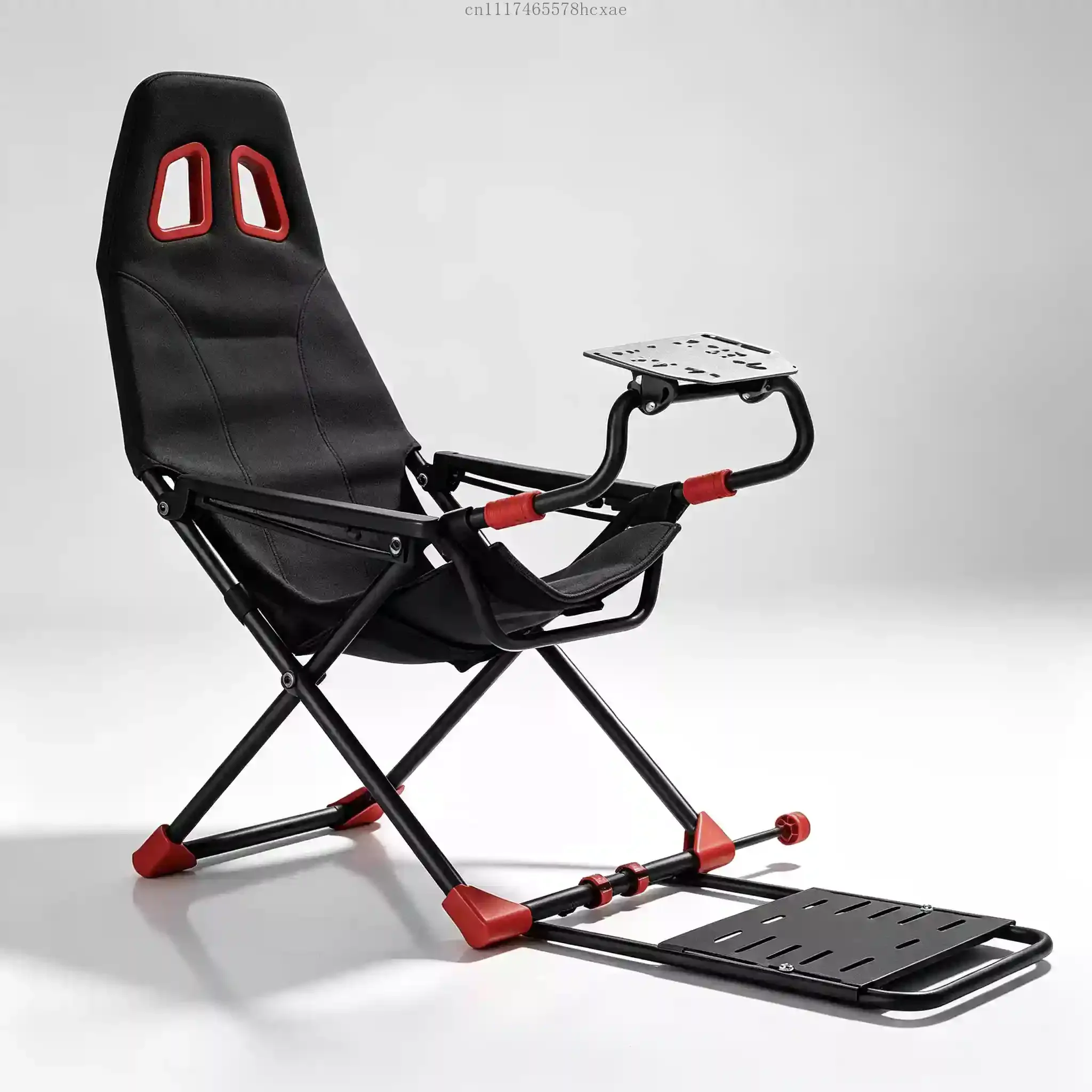 6001 Foldable Racing Wheel Carrier Simulator Cockpit Seat Portable Game Steering Wheel Bracket