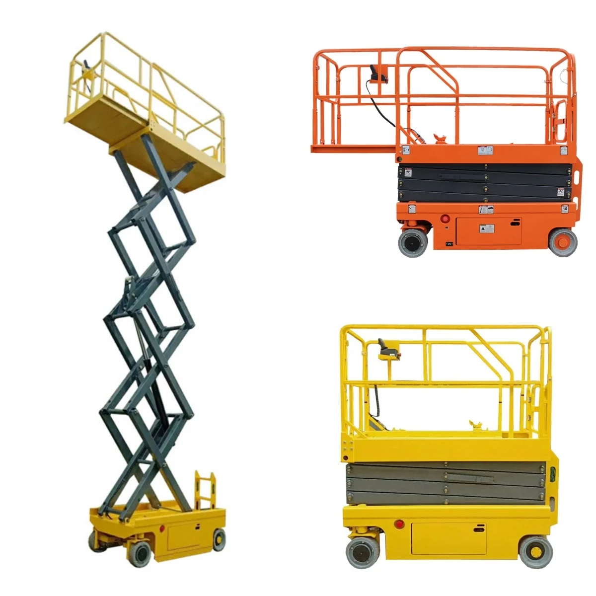 3m-18m Hydraulic Scissor Lift Small Mobile Man Diesel Rough Terrain Scissor Lift Boom Lift for Construction Maintenance Pro