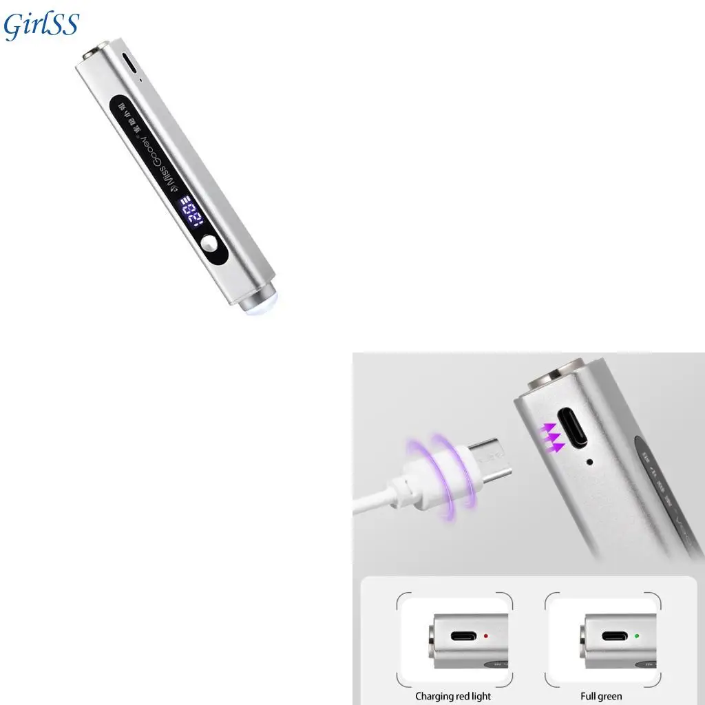 โคมไฟเล็บที่เป็นมิตรต่อการเดินทางพร้อมแสตมป์ทำเล็บแม่เหล็กสำหรับการวางตำแหน่งที่ง่ายดาย T4MB