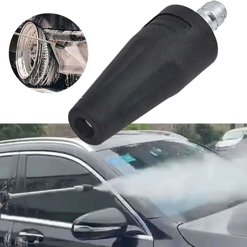 Car Washing Machine Nozzle Rotating Blaster Turbo Jet 306° Rotary Nozzle Connector Derusting Cleaning Nozzle Car Wash Tool