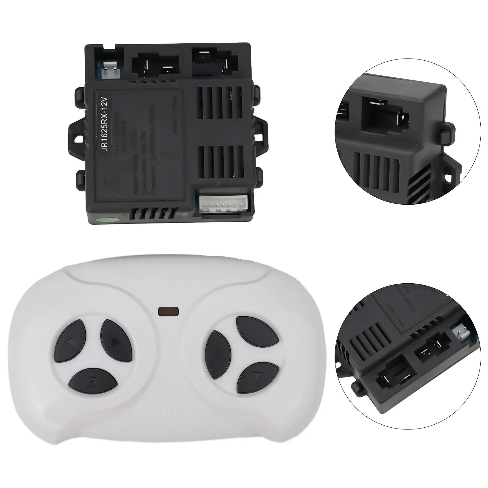 Receptor de Controle Remoto Receptor de Controle Remoto Conjunto Completo para Crianças Carro Elétrico 2.4g Transmissor de Alta Qualidade Jr1625rx12v