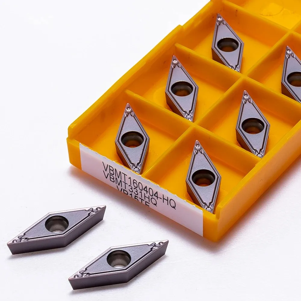 Imagem -03 - Original Torno Cnc Ferramenta de Corte Metal Torneamento Inserir Diâmetro Externo Ferramenta de Processamento Vbmt160404 Vbmt160408 hq Vp15tf Ue6020 Us735