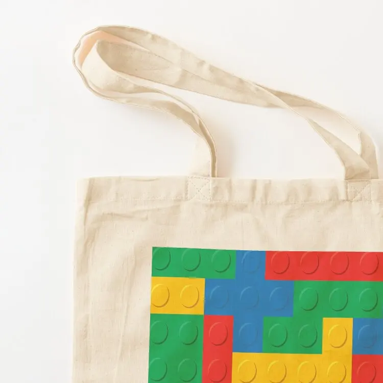 Building Blocks Tote Bag Portable shopping bag hand bags tote bag men shopping