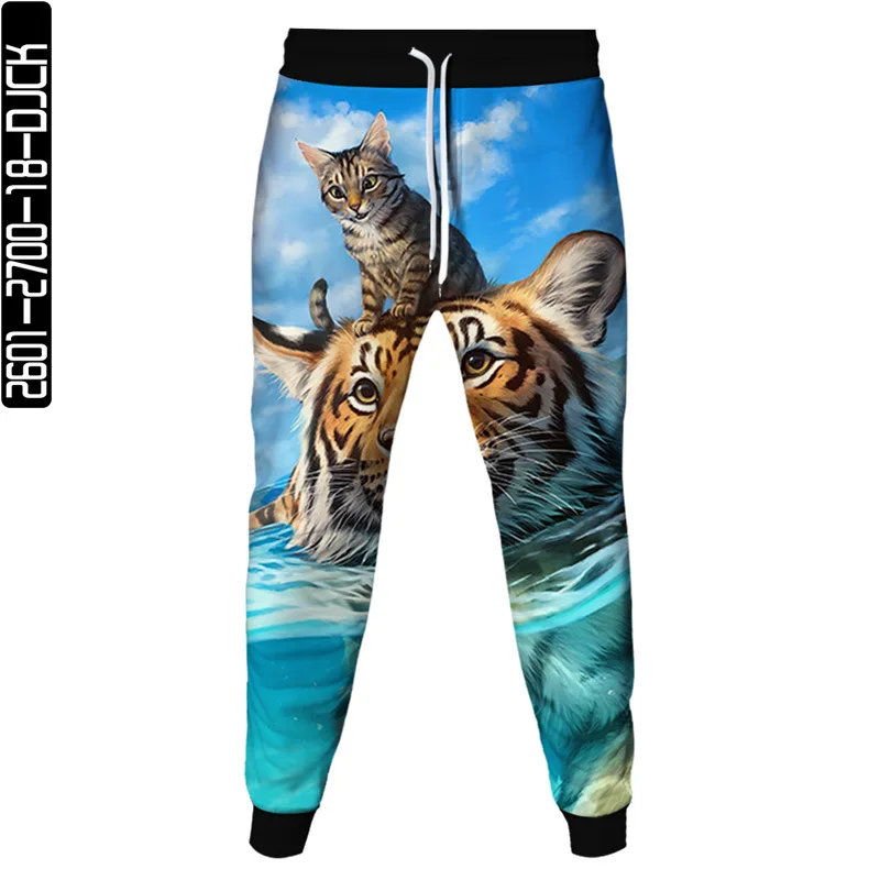 

Fashion Jogger Pants Men 3D Animal Tiger Print Harajuku Sport Running Trousers Hip Hop Streetwear Women Sweatpants Party Clothes