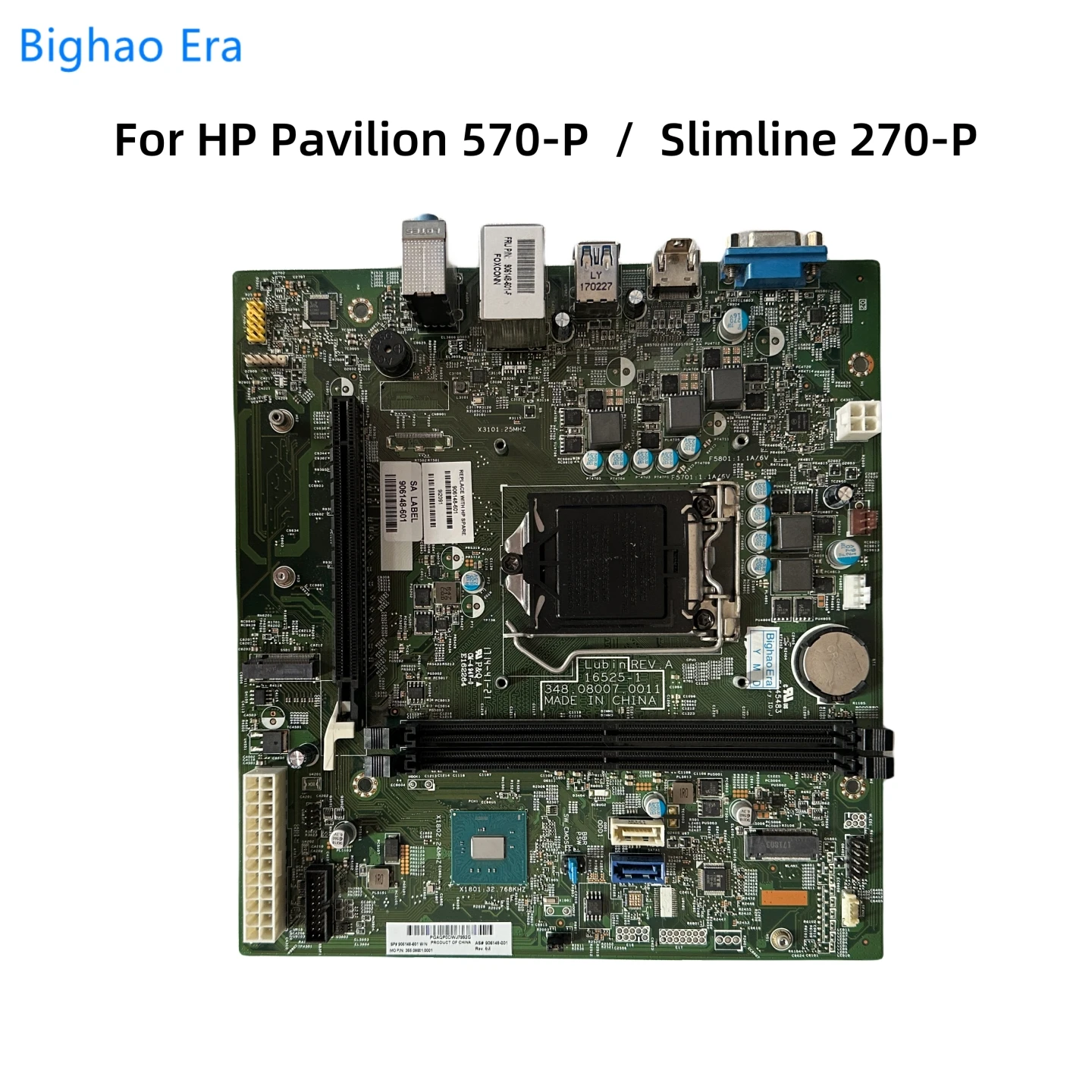 

For HP Pavilion 570-P 270-P010CN Motherboard 906148-001 906148-601 / 16525-1 348.08007.0011 100% New And Original