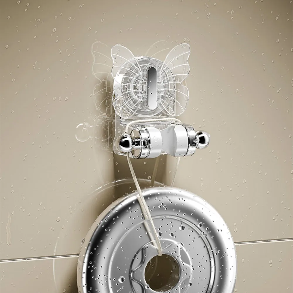 New Adjustable Shower Head Holder Wall Hanging Strong Bearing Shower Fixed Base Kitchen Portable Shower Base