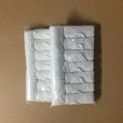 10pcs Disposable White Small Towels 20x20cm Hotel Quality Square Towels for Aviation Travel Household Use Face Washcloths