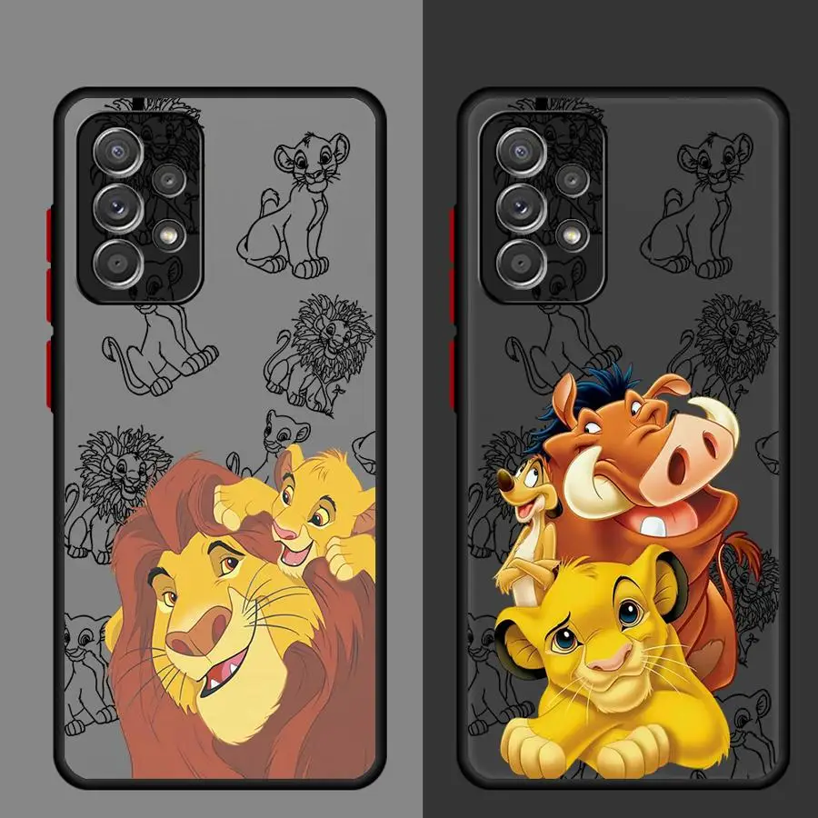 Disney Lion King Phone case for Samsung Galaxy A10 A20 A30 A50 A70 A01 A02 A03 A04 A05 S e Core soft funda cases