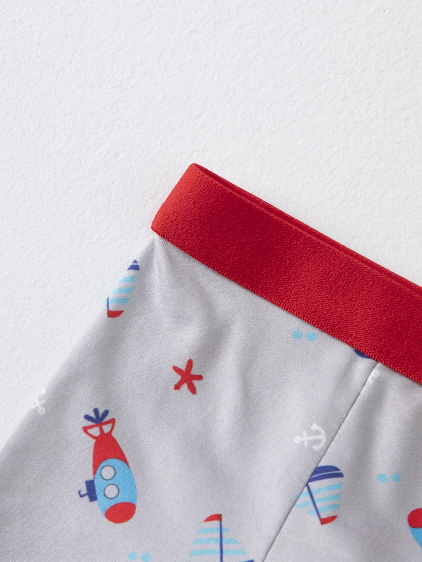 4 Stücke niedlicher Cartoon-Unterwäsche mit elastischem Bund für Jungen für alle Jahreszeiten, bequeme Boxershorts, mehrfarbige Haushalts-Shorts – Detail 17