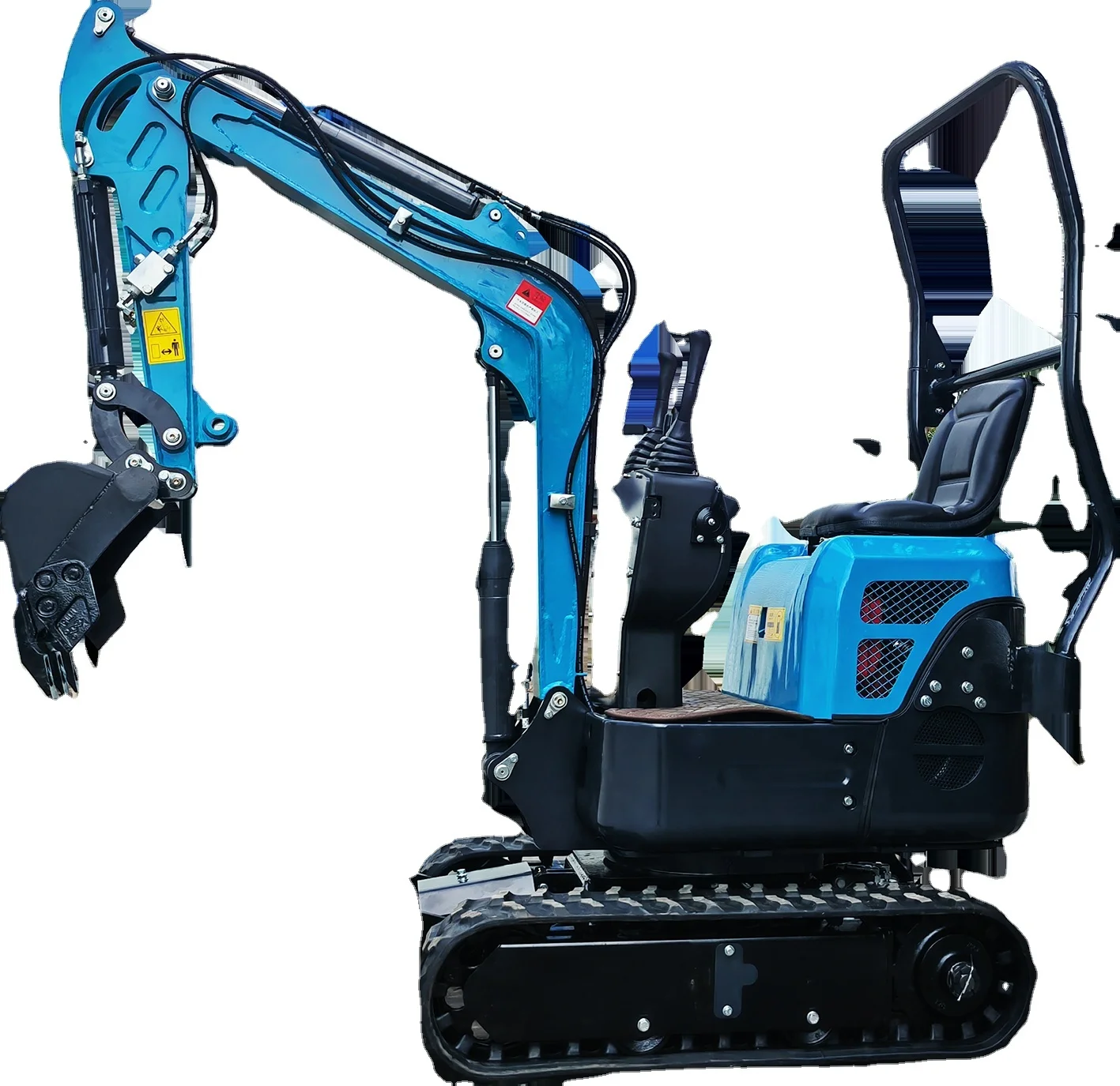 OULIDE Small Digger CE/EPA/EURO 5 China Wholesale Compact Mini Excavators 1 Ton Prices With Thumb Bucket For Sale