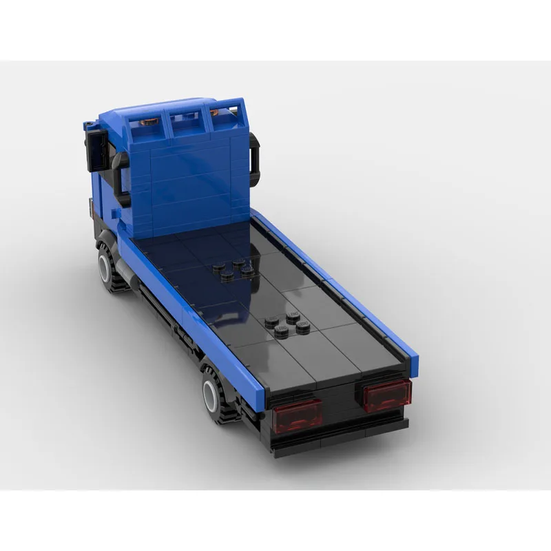 

MOC-135464 New Urban Flatbed Trailer Building Block Model, 222 Parts, Creative Birthday Toy Gift for Boys and Children