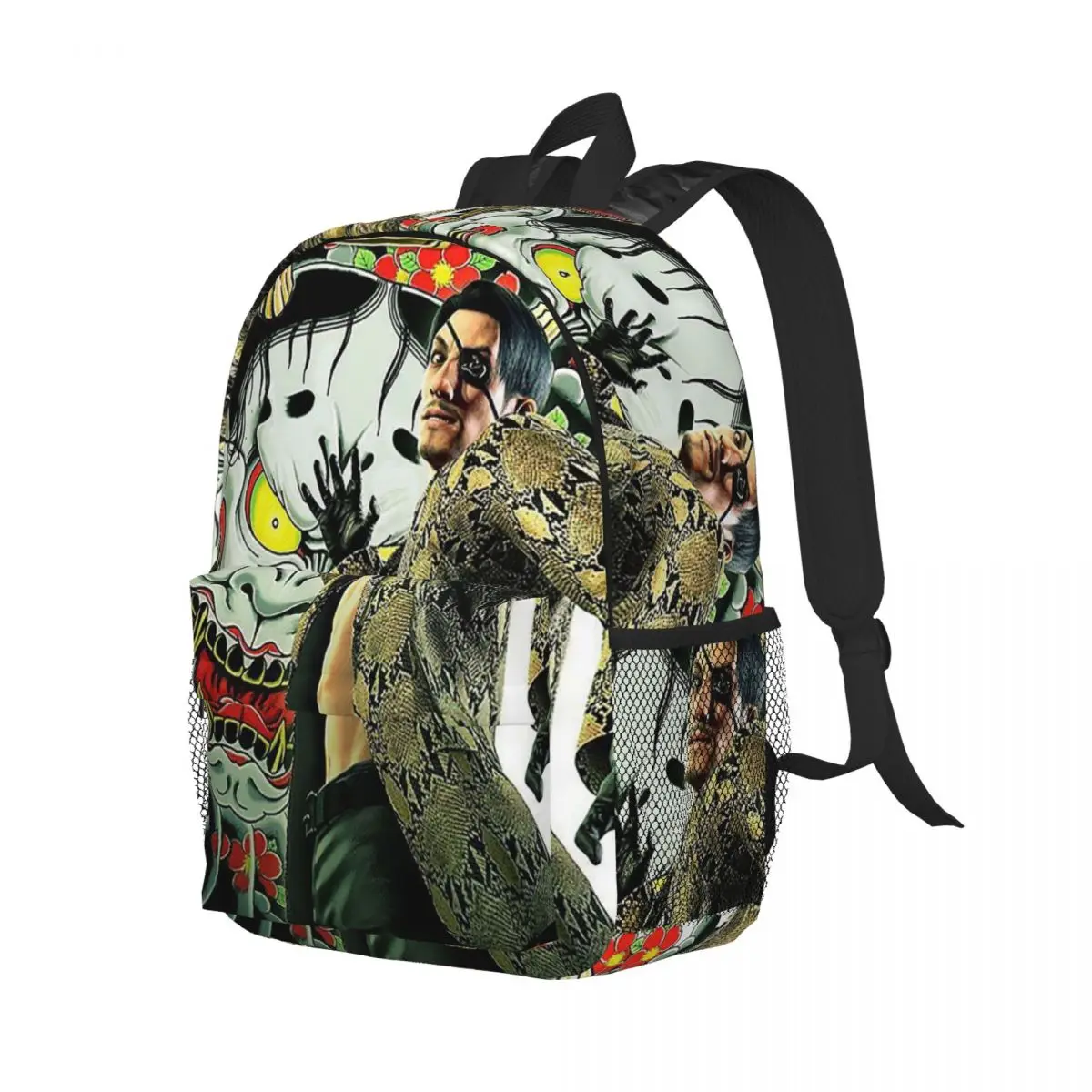 

Рюкзак Yakuza Like A Dragon Goro Majima, студенческий рюкзак для мальчиков и девочек, детская школьная сумка, сумки на плечо для ноутбука для мужчин и женщин