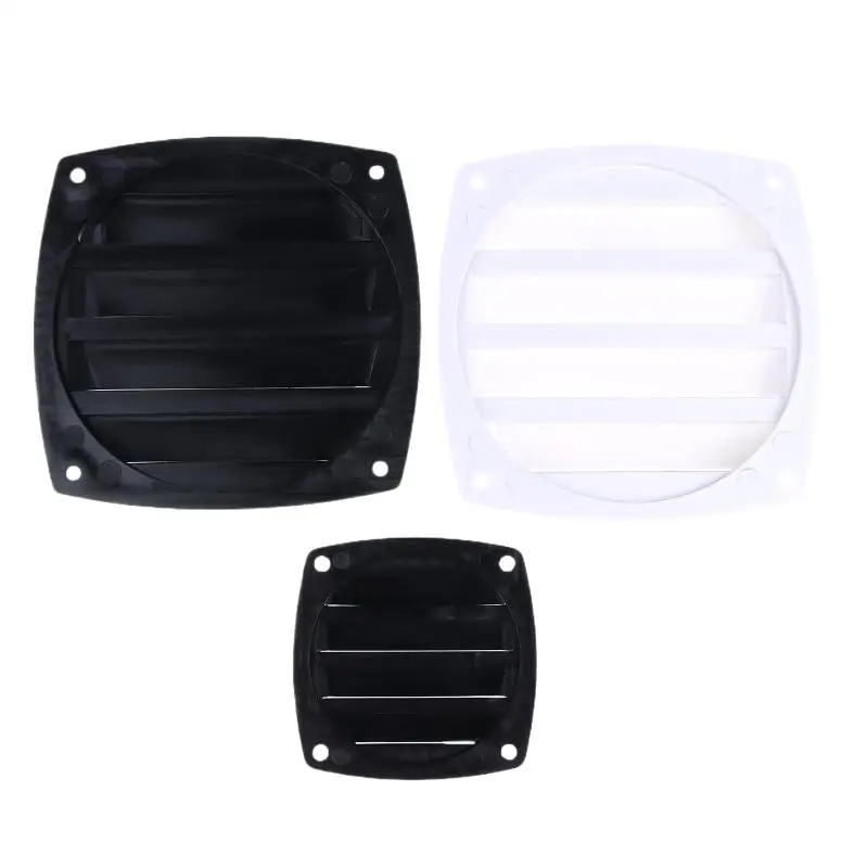 1Pcs Boat Louvered Vent Replace Square Air Vent Grill Ventilation Ducting Cover Outlet Vent For Marine RV