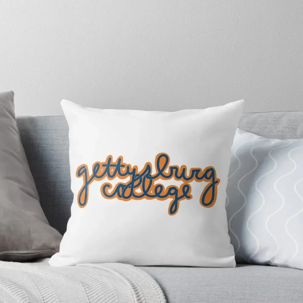 Gettysburg College Throw Pillow christmas pillow case Embroidered Cushion Cover pillow