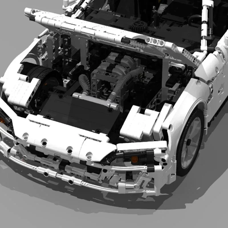 Nieuwe MOC-97838 1:8 Schaal Super Sportwagen Model RX7 FD Buiding Kit Creators Blok Bricks Speelgoed voor Kinderen Verjaardagscadeautjes Jongens Set