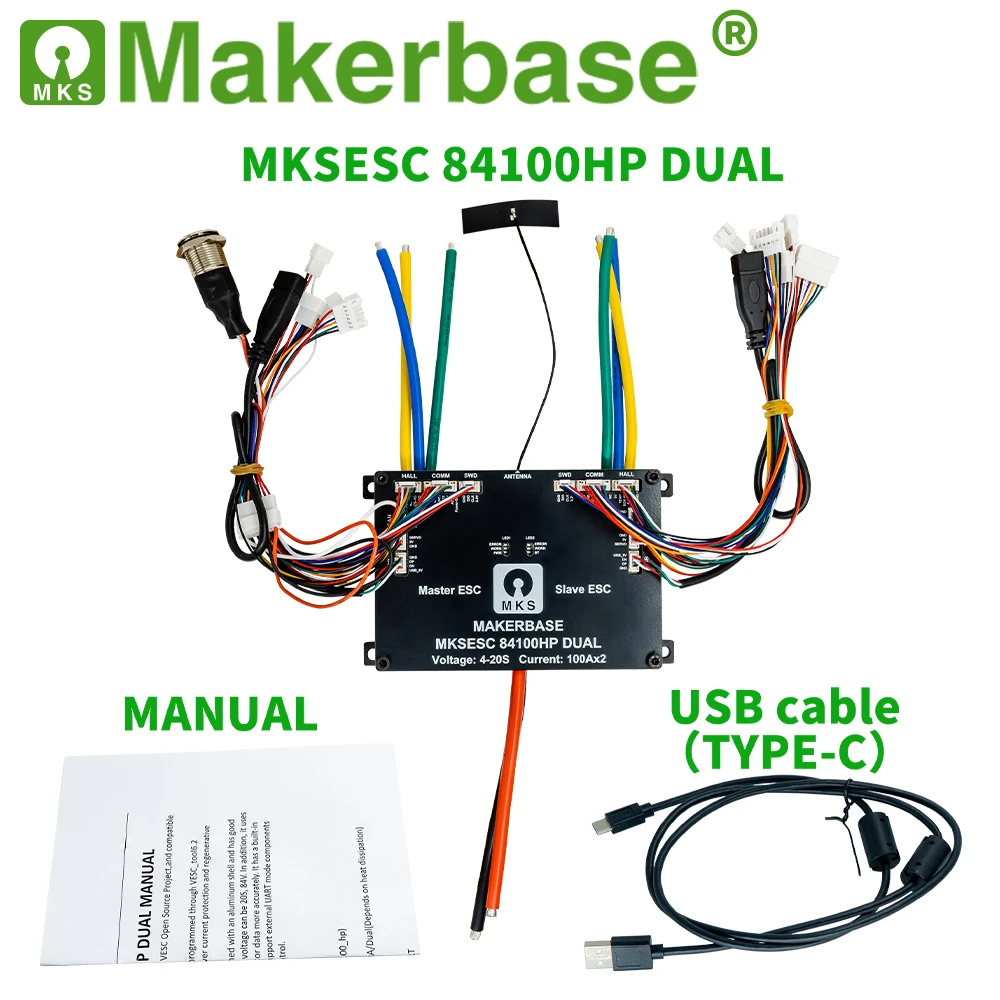 Makerbase Dual Drive VESC Cont - Dual Ess9038 Dac ulasan dan harga