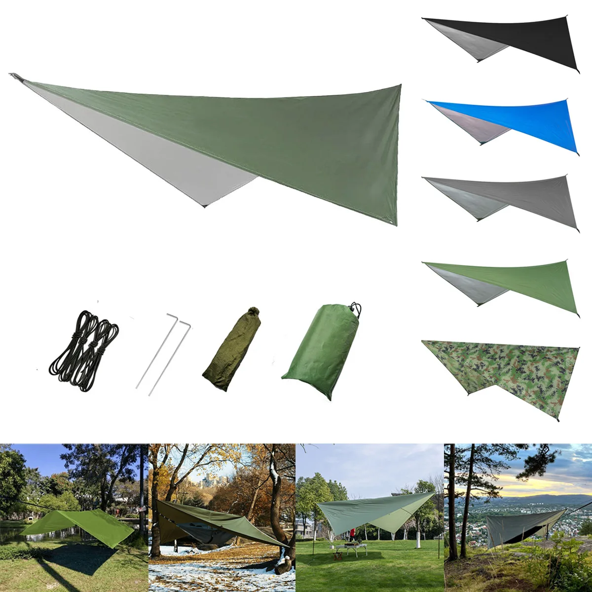 Camping Supplies Table Bed Outdoor Canopy Sun Shelter Hiking Awning Tourist Tent Beach Shade Parasols Patio Garden Furniture