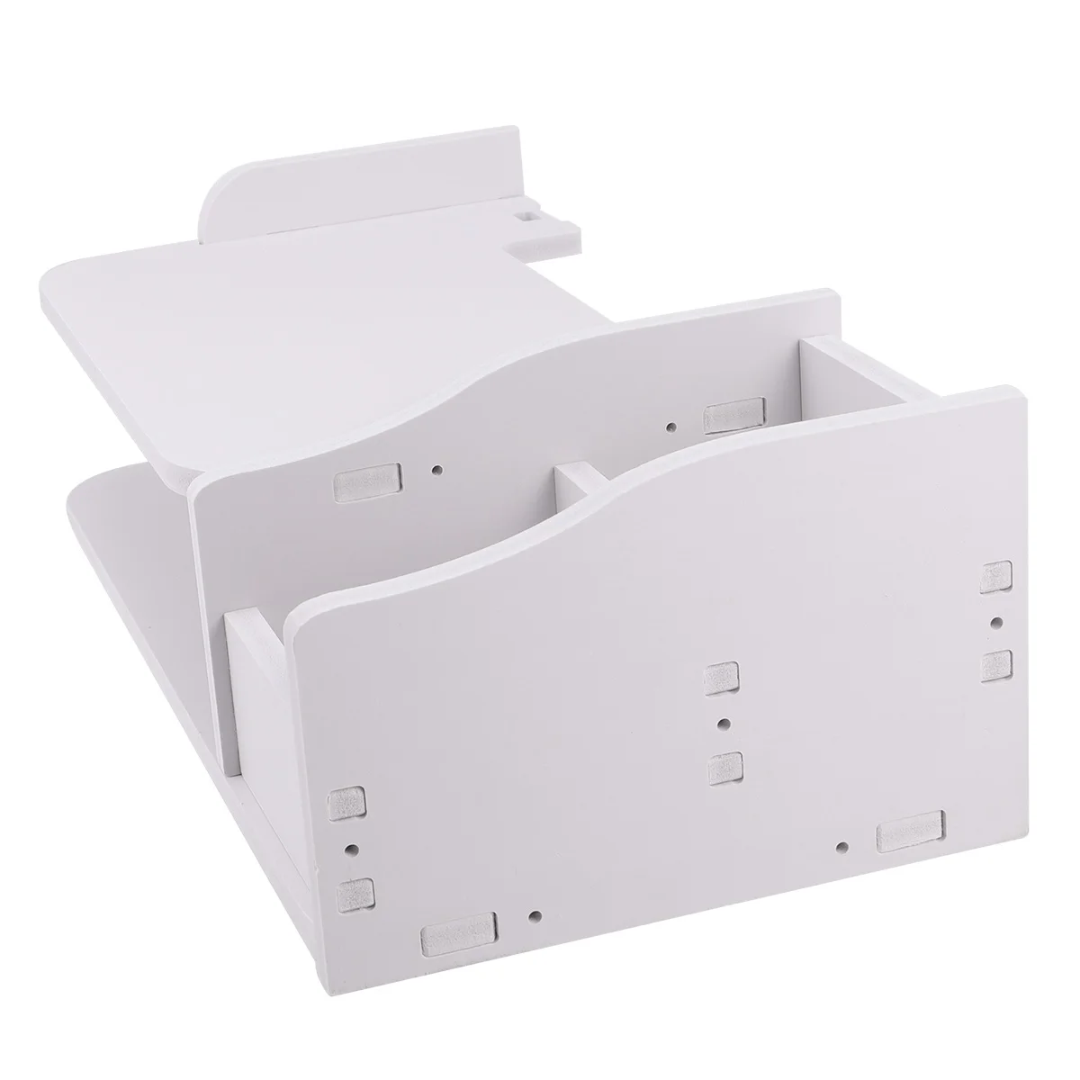 

Настенная полка STB Box Router Стеллаж для хранения Полки без перфоратора Кронштейны для подставки Плавающие консольные кабели Маленькие