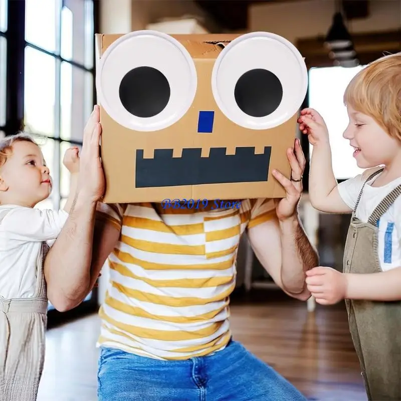 

Q0KB Большие причудливые наклейки для глаз для рождественской елки, художественных ремесел, детских занятий своими руками