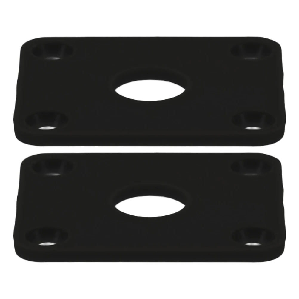 

2Pcs Electric Guitar Bass Jack Plate Covers Socket Board Replacement Parts Yellow Abs Plastic Hardware Accessories