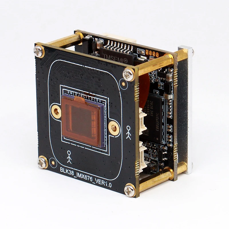 12MP STARVIS 2 IMX676 + Hi3519DV500 4K IP كاميرا وحدة مخصص تطوير كاميرا شبكة مراقبة 38*38 مللي متر كاميرا تلفزيونات الدوائر المغلقة لوحة دارات مطبوعة SIP-K676K5
