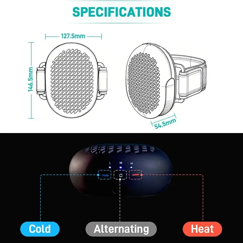 for Hot and Cold Therapy Device Portable Massager for Shoulder Neck Knee Pain Relief Home Care Appliance Muscle Relaxation