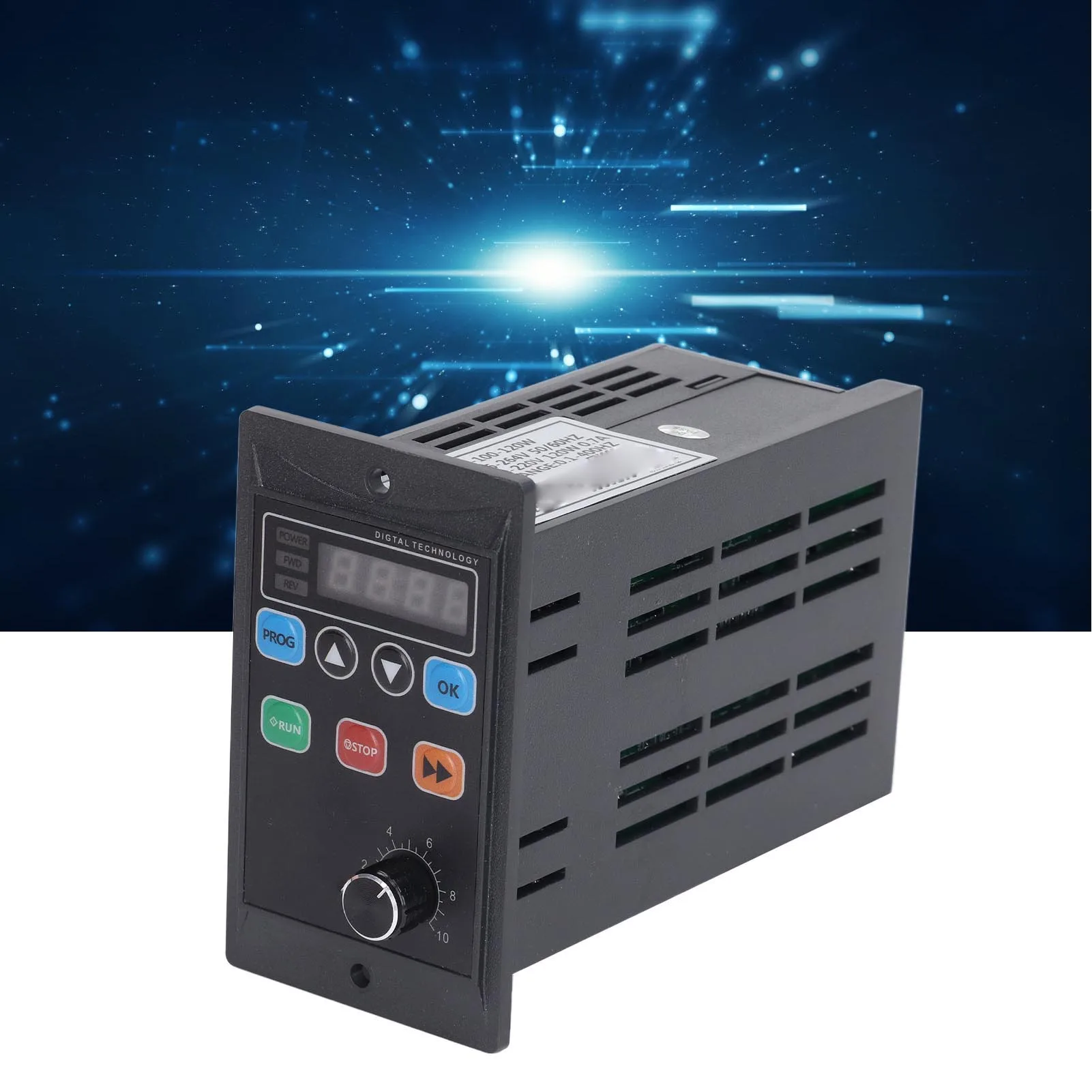 Mini Motor Inverter 1PH 176‑264V Input 3PH 0‑220V Output Motor Frequency Converter for Fans Water Pumps