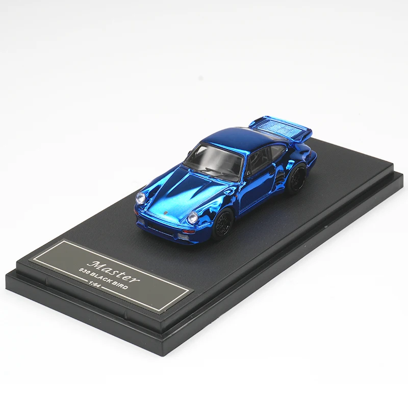 

Мастер 1:64 певец с воздушным охлаждением Turbo Study 930, жемчужно-фиолетовый, открывающийся капюшон, литой под давлением сплав, модель автомобиля, коллекция игрушек