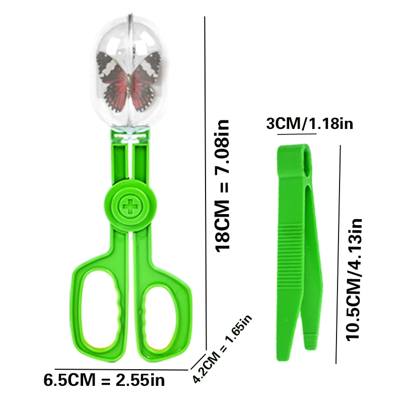 Children'S Outdoor Adventure Insect Catching Tools, Insect Clips, Long Scissors, Insect Clips, Insect Catchers, Fine Movements