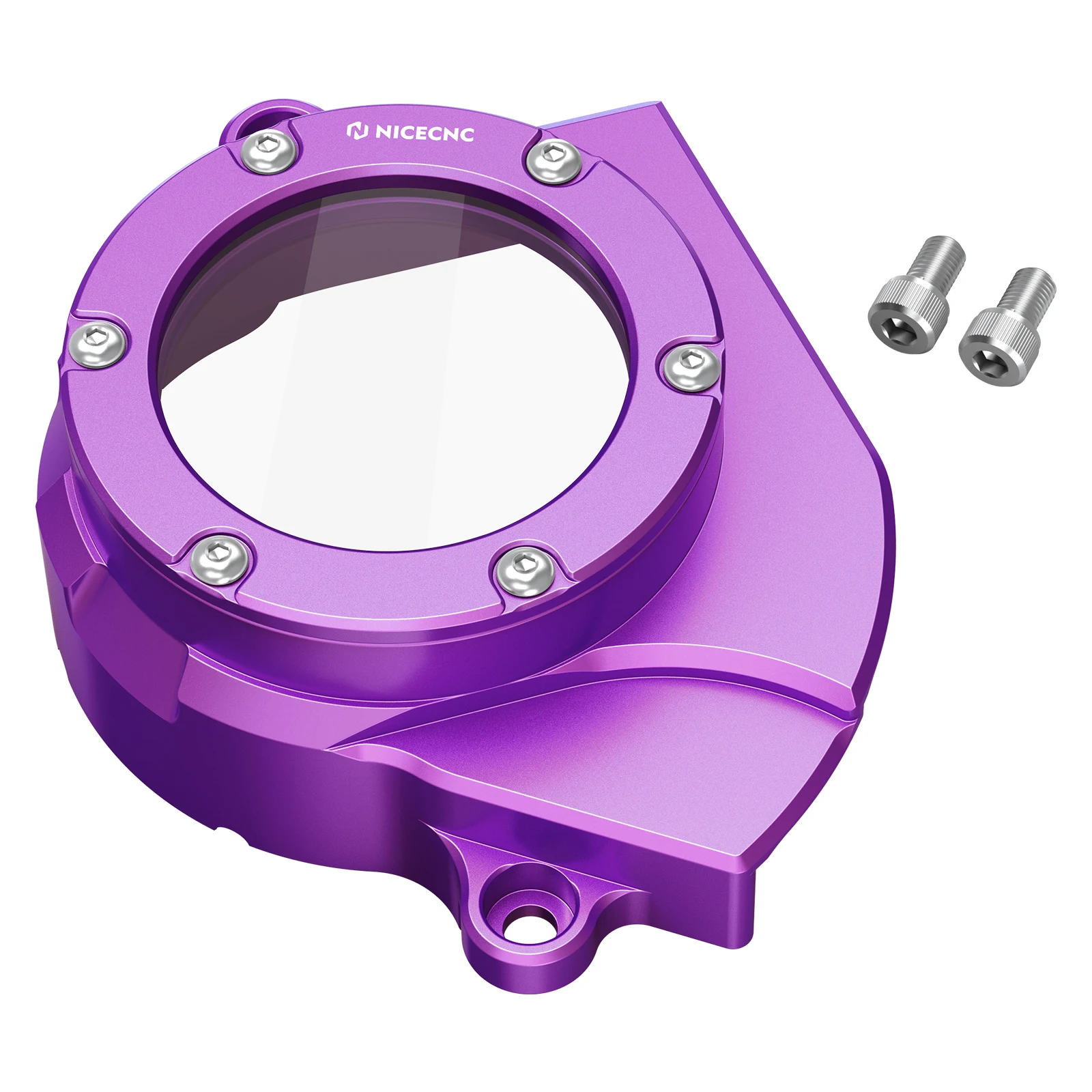 AliExpress NICECNC 2025 2024 For Surron Light Bee X Motor Belt Pulley Cover Transparent Motor Cover For Surron Light Bee S L1E Electric Dirt Bike