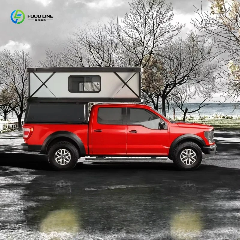 Customized Pickup Truck Camping Camper Hard Shell Roof Tent Aluminum Pop Up Tent Smooth Road Compatible