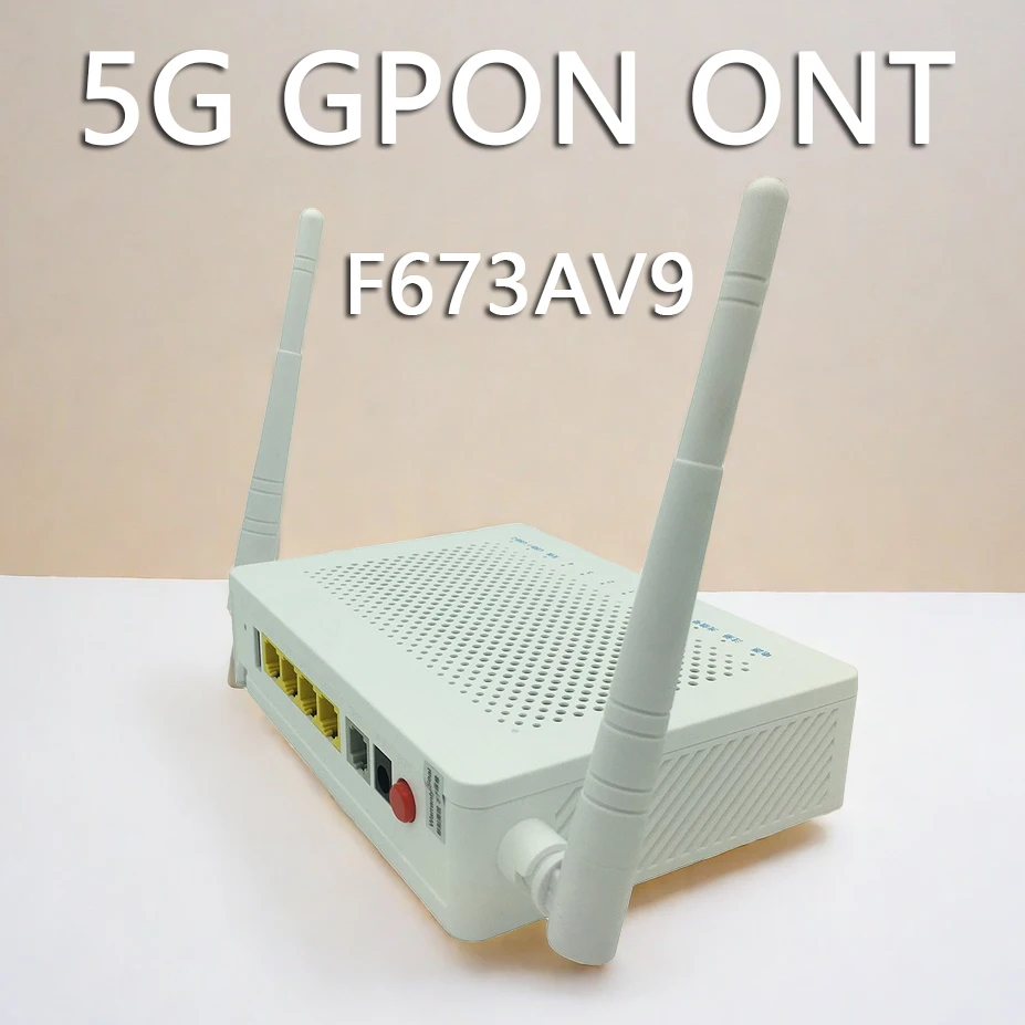 

F673AV9 Dual band 4GE +2usb 5G WIFI ONU Gpon Fiber modem FTTH F673av9a ONT English Firmware Terminal