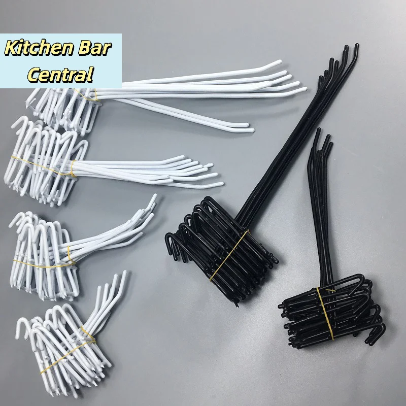【10 Stück langlebige Haken, 3,3 mm dick, Supermarkt-Eisendrahtgitter-Aufhängehaken, Eisengitterhaken, 5/10/15/20 cm, für Gitternetze】 – Detail 5