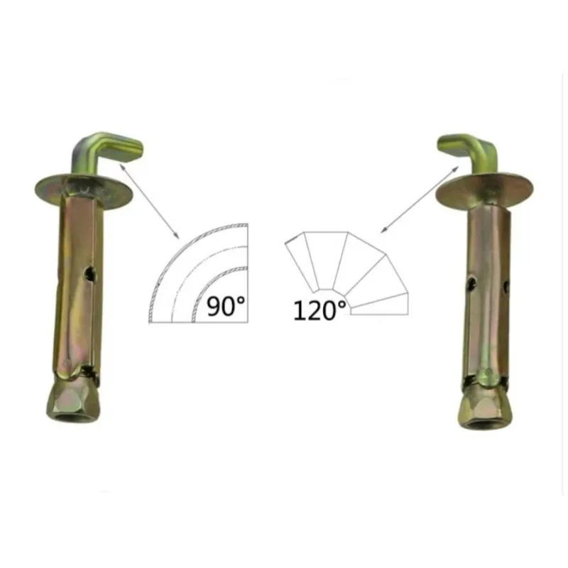 M6 M8 M10 M12 Heavy Duty Wall Bolts Expansion Screw Anchor Hook Water Heater Concrete Jointer Point Tile Carpenter Tools 5