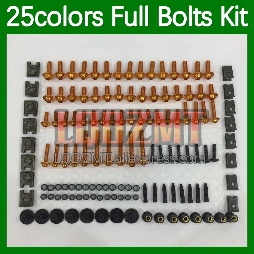 268pcs Body Bolt Full Screws Kit For HONDA CBR 400RR 400 RR NC29 CBR400RR 90 91 92 1990 1991 1992 1993 Fairing Bolts screw Nut