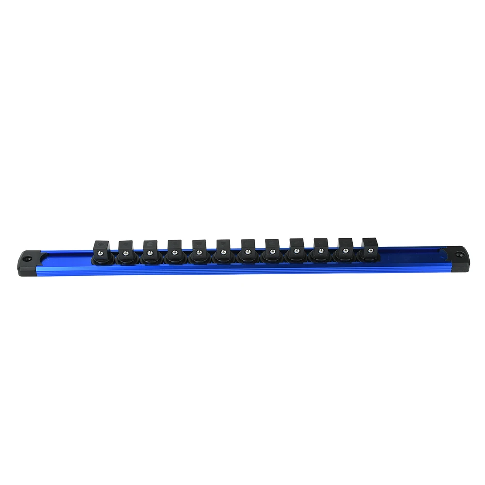 1 Stück 360 ° Schwenkbarer magnetischer Steckdosen-Organizer, 1/4 3/8 1/2 Zoll, Steckdosen-Clip, Schienenhalter, Steckdosen-Rack-Tablett, Handwerkzeuge, Blau, Rot ﻿ – Detail 29