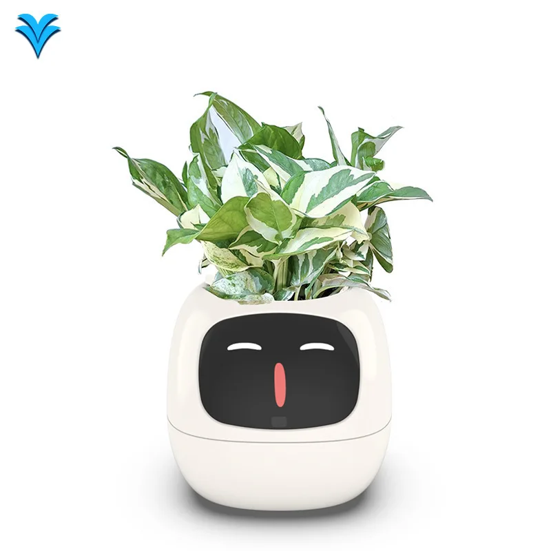 

Smart Planter Interaction Smart Flowerpot PotSmart Cute Pet Digital Plant Pot Balcony Desktop Ai Planter