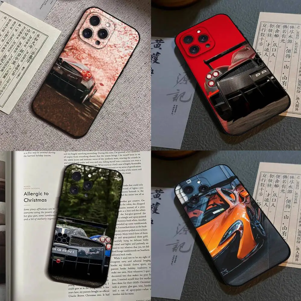 P-Pugani Phone Case For IPhone 17 16 15 14 13 12 11 X XR XS Plus Pro Max Mini Soft Black Cover