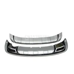 High quality For KIA Sportager 2011 2012 2013 2014   plastic ABS Chrome Front+Rear bumper cover trim