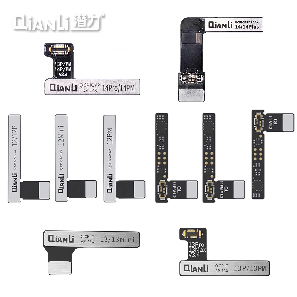 Qianli Battery External Flex Cable For iPhone 11 12 13 14 Pro MAX For Copy Power/iCopy Plus/Apollo/DZ03 Remove Warning Repair