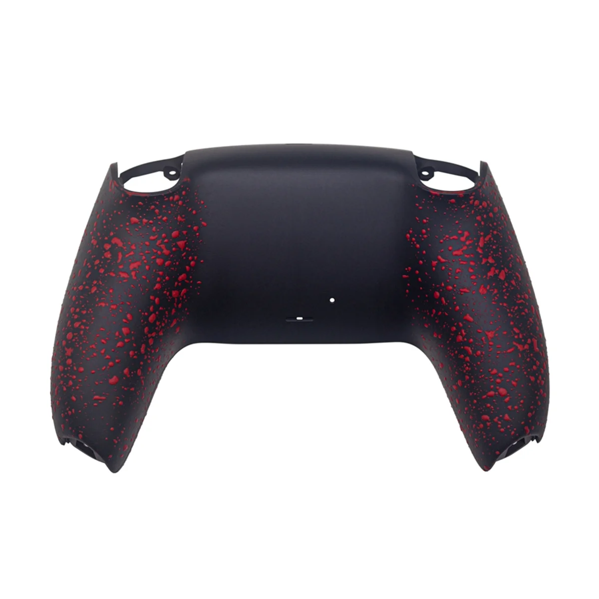 AA91 Bottom Back Shell Non-Slip Rear Housing Game Improvement Replacement Parts for PS5 Controller Black Red