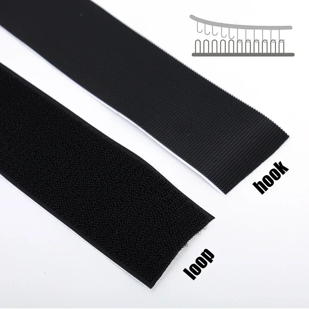 Bodenmatten-Fixierpflaster, selbstklebendes Klettband, doppelseitige, aufnähbare Aufkleber für Autoteppich, Armaturenbrett, DIY – Detail 8