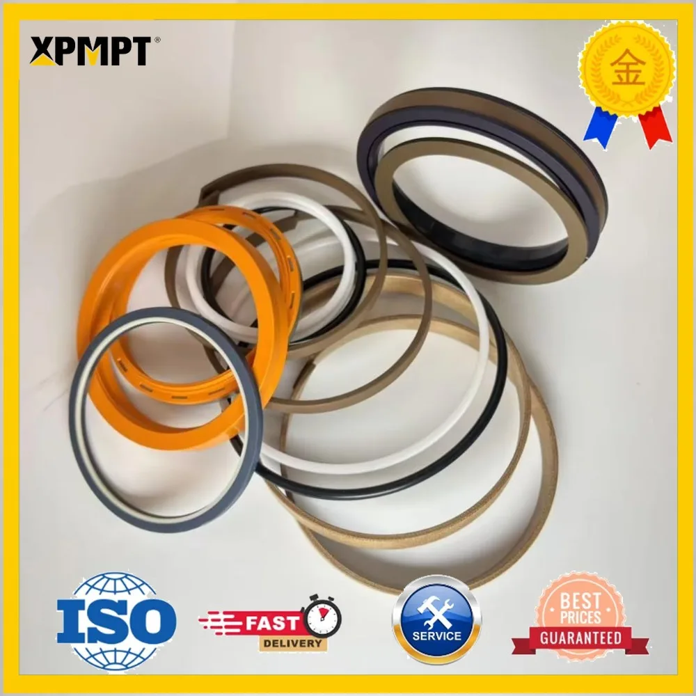 Hydraulic Seal Kit Compatible with Hyundai R225LC-7, R220LC-7, R220-7 31Y1-15880 Excavator Boom Cylinder O RING Oil Seal Kit