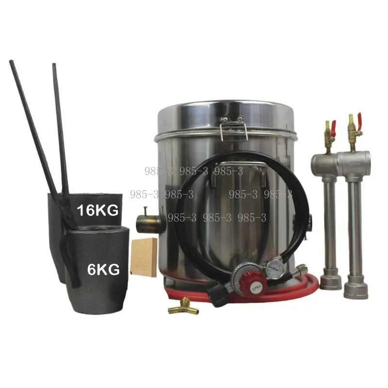 1450°C Metal Melting Furnace, 16KG Capacity Jewelry Casting Smelting Tool