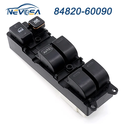 NEVOSA 84820-60090 Auto para Toyota Avalon Camry Corolla 2003-2008 interruptor de Control del regulador del elevador de ventana principal 8482060090