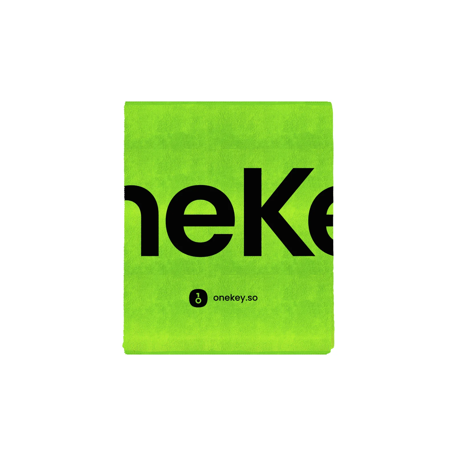 OneKey Beach Towel Microfiber Fabric Bright Green Color