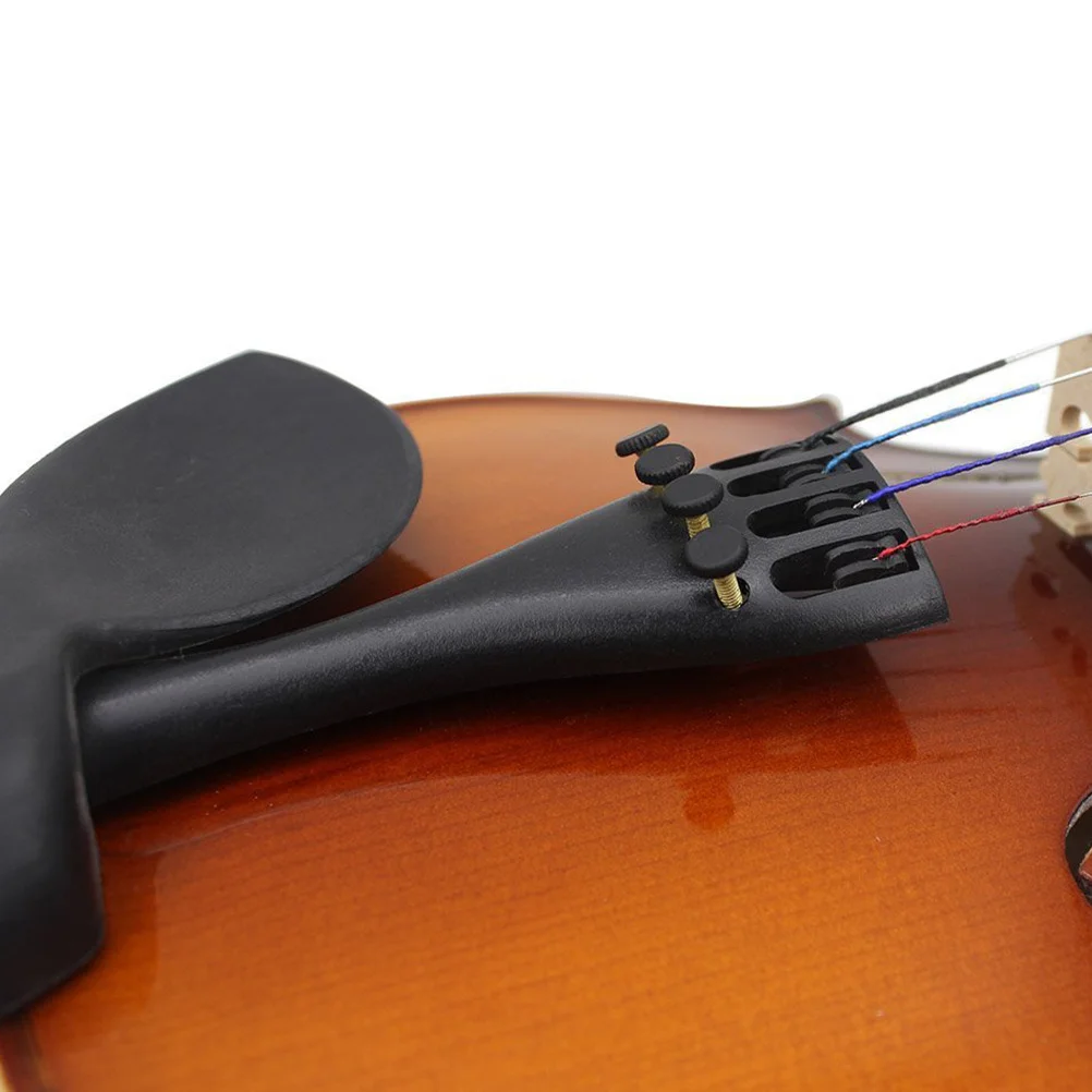 Violin Accessories Part Replace Tailpiece with Fine Tuner for Aluminum Alloy Tailgut Fiddle Replacement 3/4